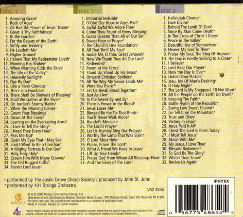 100 Inspirational Hymns 3 Cd Box Set